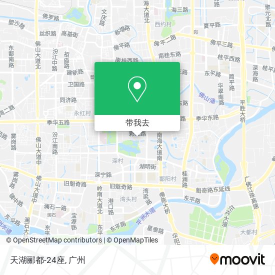 天湖郦都-24座地图