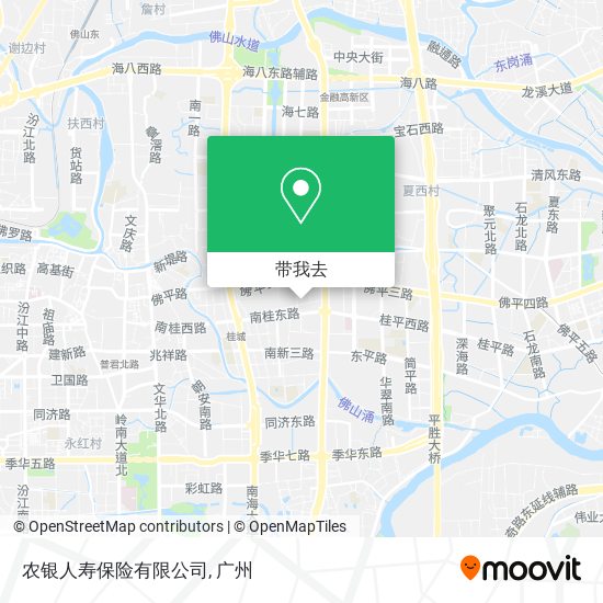 农银人寿保险有限公司地图