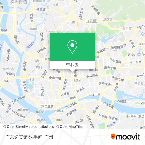 广东迎宾馆-洗手间地图