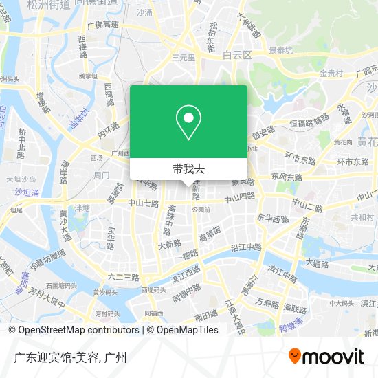 广东迎宾馆-美容地图