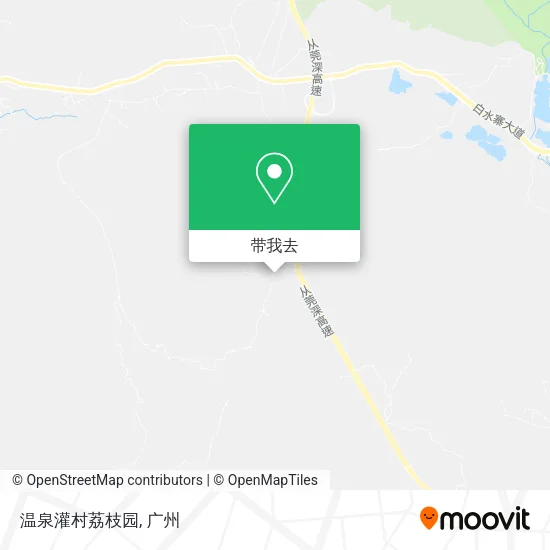 温泉灌村荔枝园地图