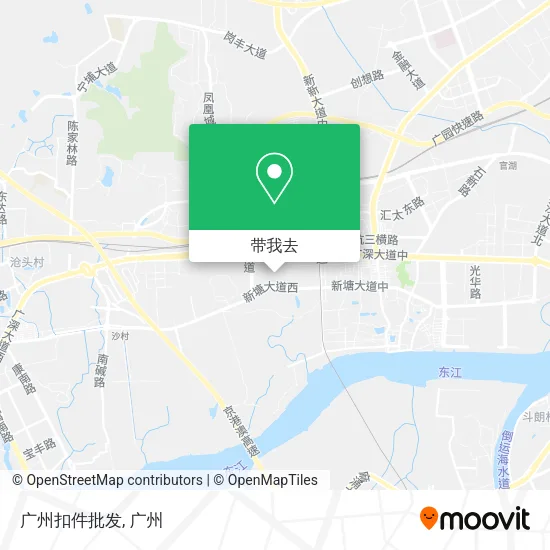广州扣件批发地图