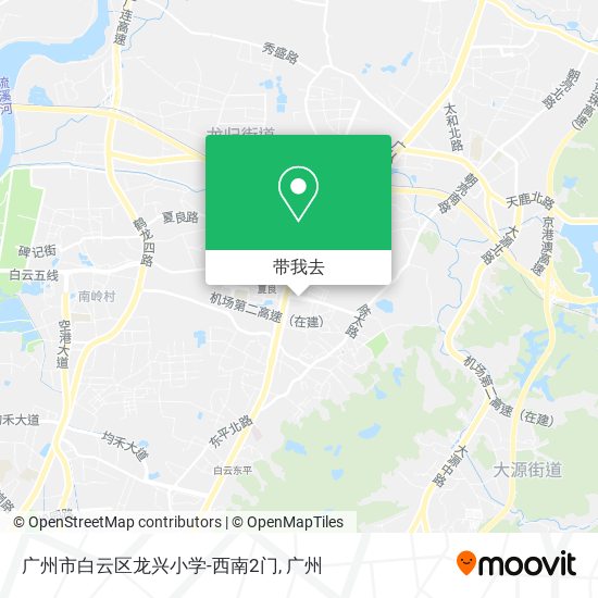 广州市白云区龙兴小学-西南2门地图