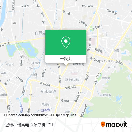 冠瑞星瑞高电位治疗机地图
