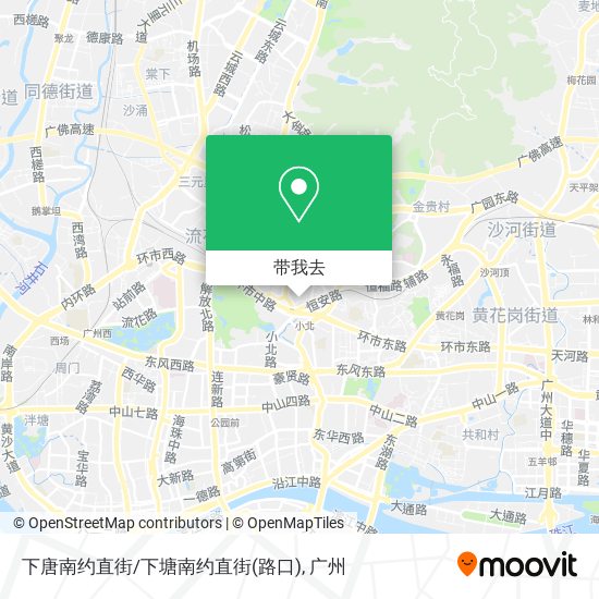 下唐南约直街/下塘南约直街(路口)地图