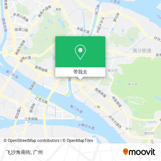 飞沙角南街地图
