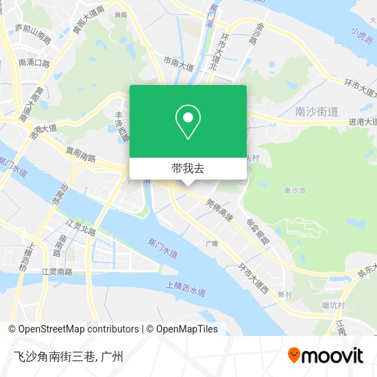 飞沙角南街三巷地图