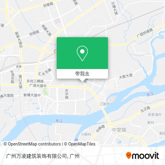 广州万凌建筑装饰有限公司地图