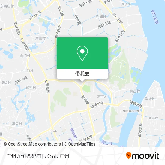 广州九恒条码有限公司地图