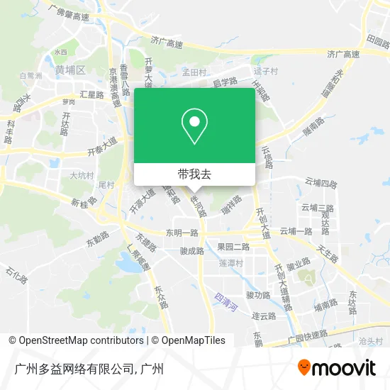 广州多益网络有限公司地图