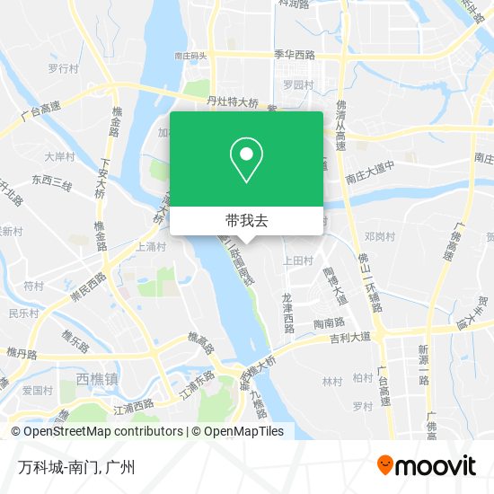 万科城-南门地图
