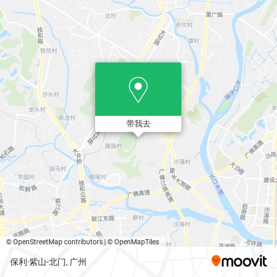 保利·紫山-北门地图