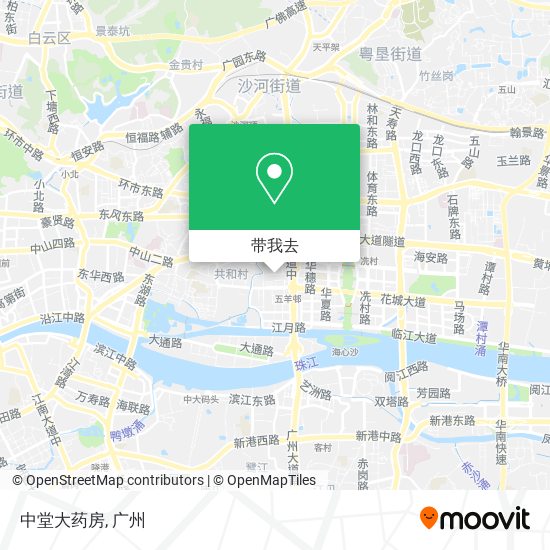 中堂大药房地图