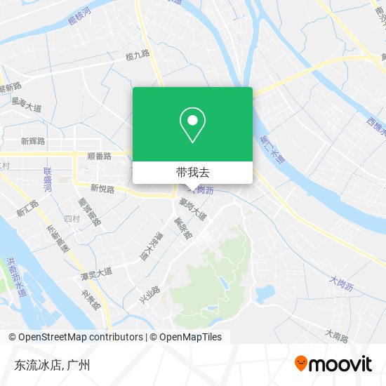 东流冰店地图