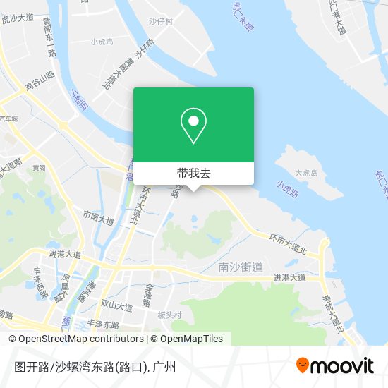 图开路/沙螺湾东路(路口)地图