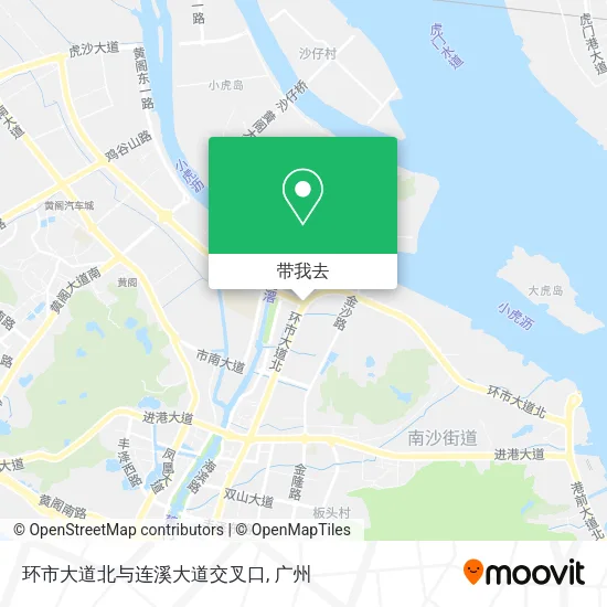 环市大道北与连溪大道交叉口地图