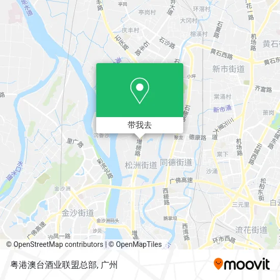 粤港澳台酒业联盟总部地图