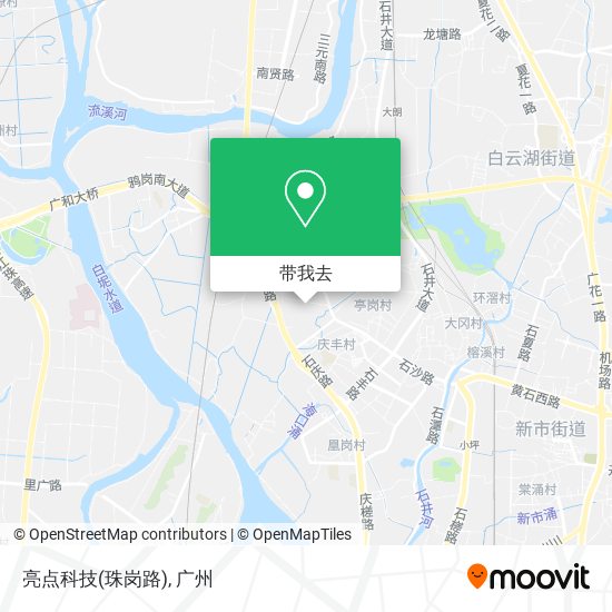 亮点科技(珠岗路)地图