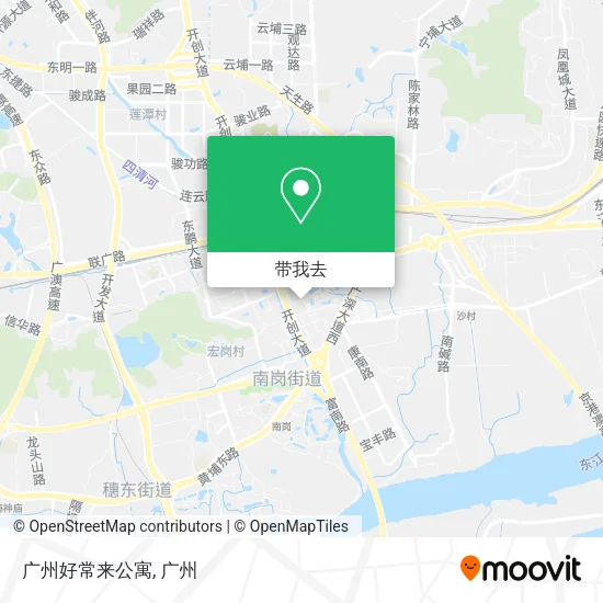广州好常来公寓地图