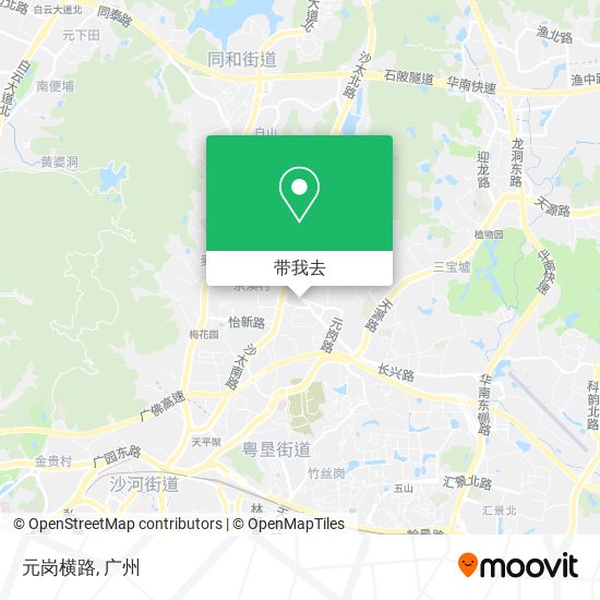 元岗横路地图