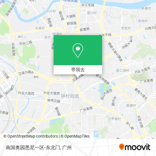 南国奥园悉尼一区-东北门地图