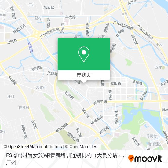 FS.girl(时尚女孩)钢管舞培训连锁机构（大良分店）地图