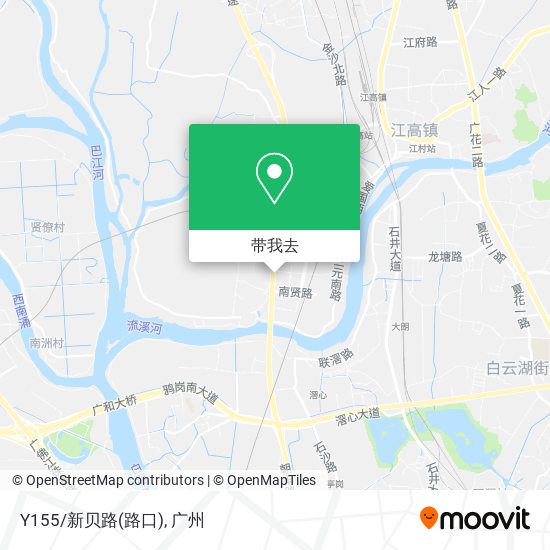 Y155/新贝路(路口)地图