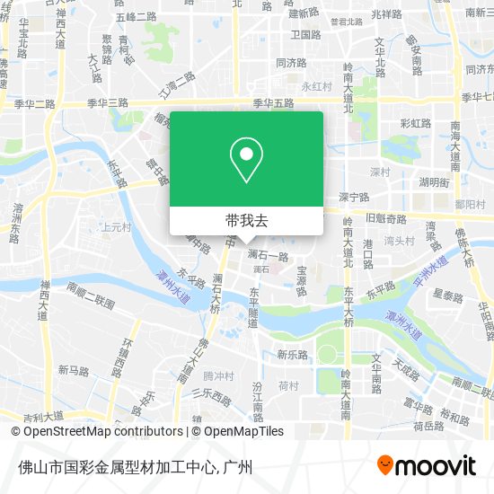 佛山市国彩金属型材加工中心地图