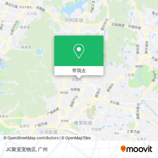 JC聚宠宠物店地图