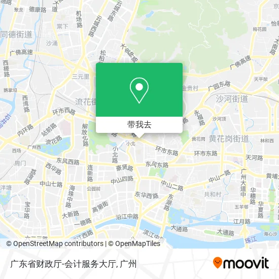 广东省财政厅-会计服务大厅地图
