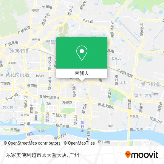 乐家美便利超市师大暨大店地图