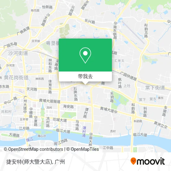 捷安特(师大暨大店)地图