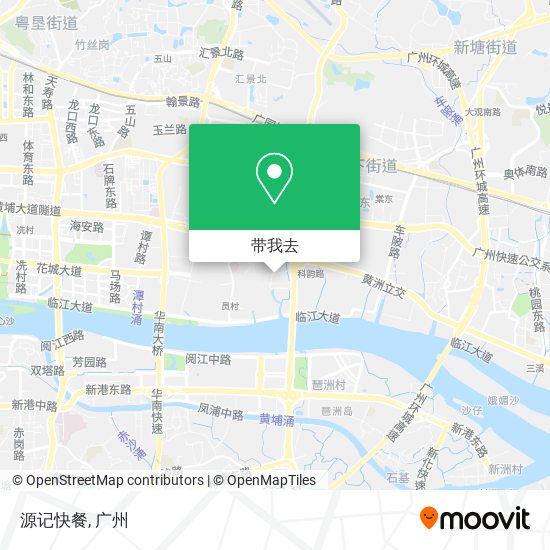 源记快餐地图