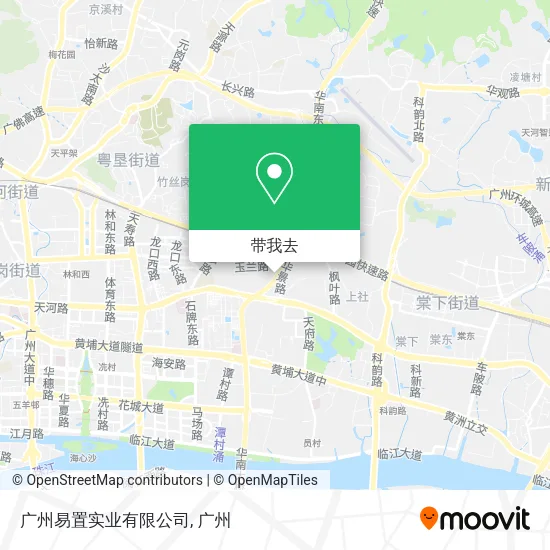 广州易置实业有限公司地图