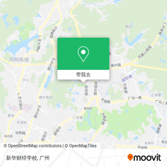 新华财经学校地图