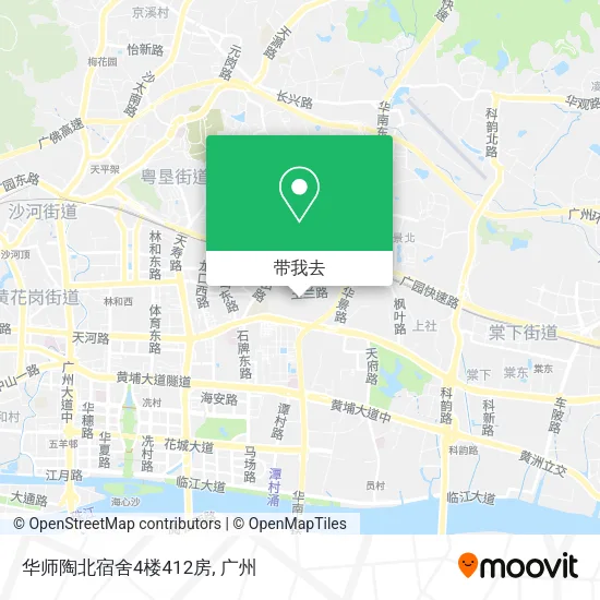 华师陶北宿舍4楼412房地图