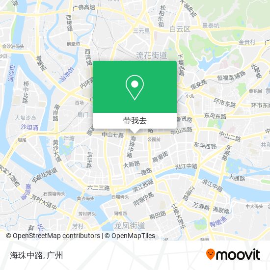 海珠中路地图