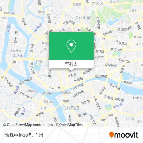 海珠中路38号地图