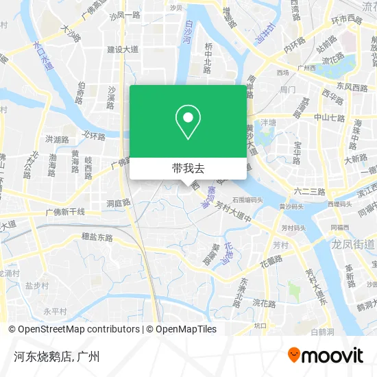 河东烧鹅店地图