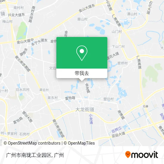 广州市南珑工业园区地图