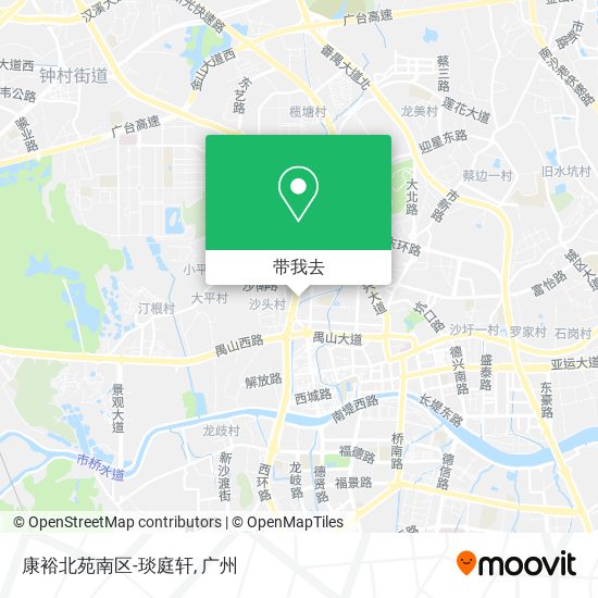 康裕北苑南区-琰庭轩地图
