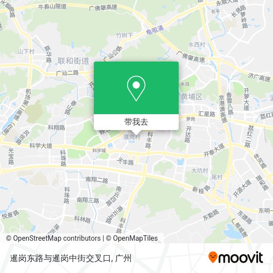 暹岗东路与暹岗中街交叉口地图