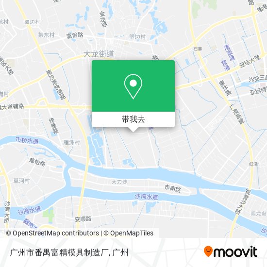 广州市番禺富精模具制造厂地图