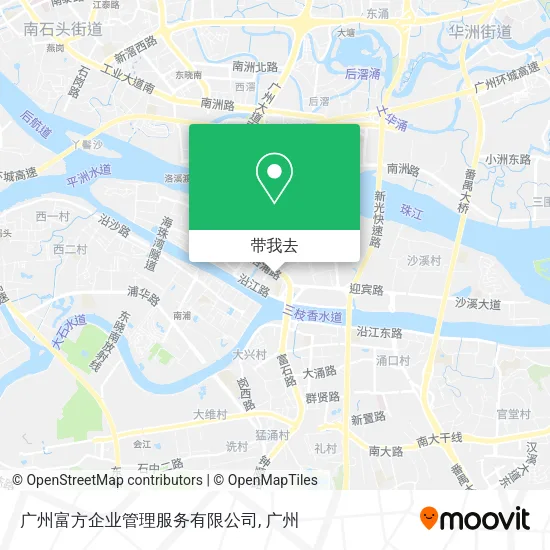 广州富方企业管理服务有限公司地图
