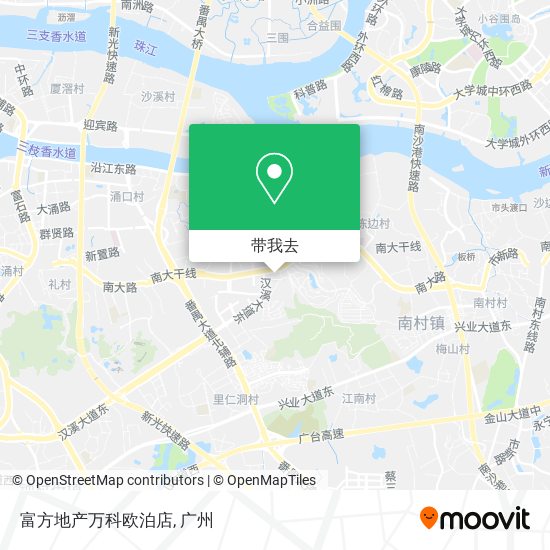 富方地产万科欧泊店地图