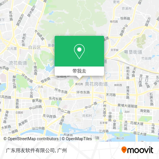 广东用友软件有限公司地图