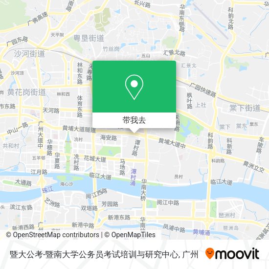 暨大公考-暨南大学公务员考试培训与研究中心地图