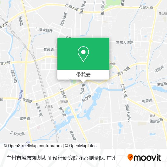 广州市城市规划勘测设计研究院花都测量队地图
