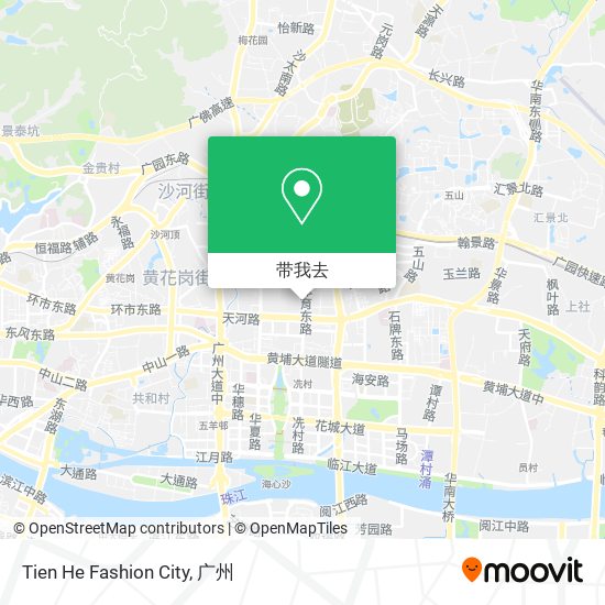Tien He Fashion City地图