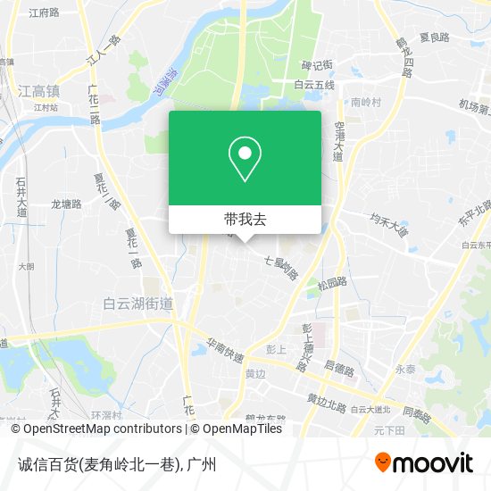 诚信百货(麦角岭北一巷)地图